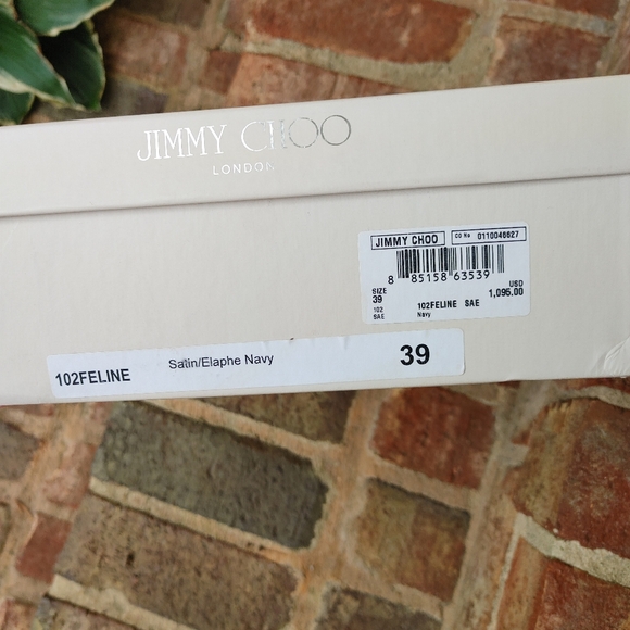 PRISTINE! JIMMY CHOO "FELINE" BLUE SUEDE AND ELAPHE SNAKE BOOTIES, 39 - Picture 5 of 16